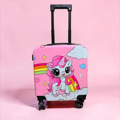 Unicorn 3D Square Luggage
