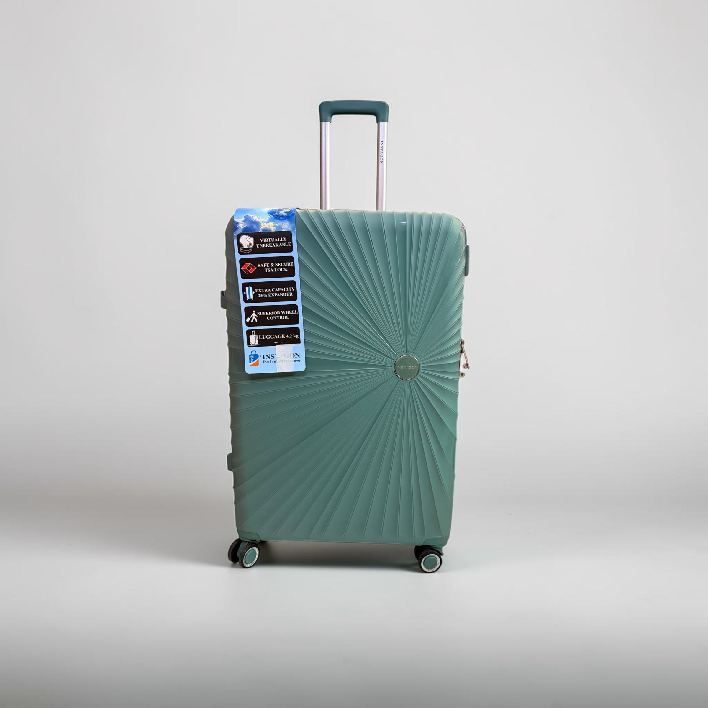 Instagon travel Luggage Purple
