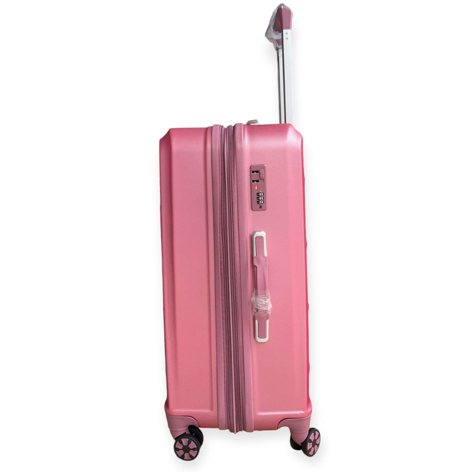 Swarmiss  Indestructible Hardshell Expandable Spinner Luggage, Pink