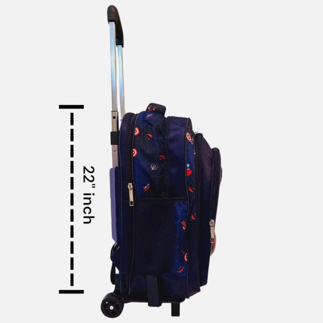 Captain America School Trolley Bag For Grade 4 to 7