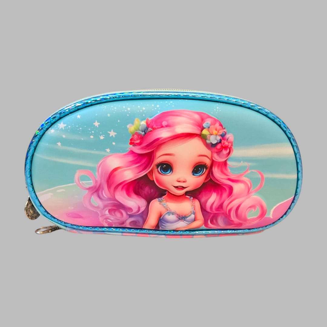 Mermaid Theme 3 Piece School Trolley Bag For Grade 1& 2
