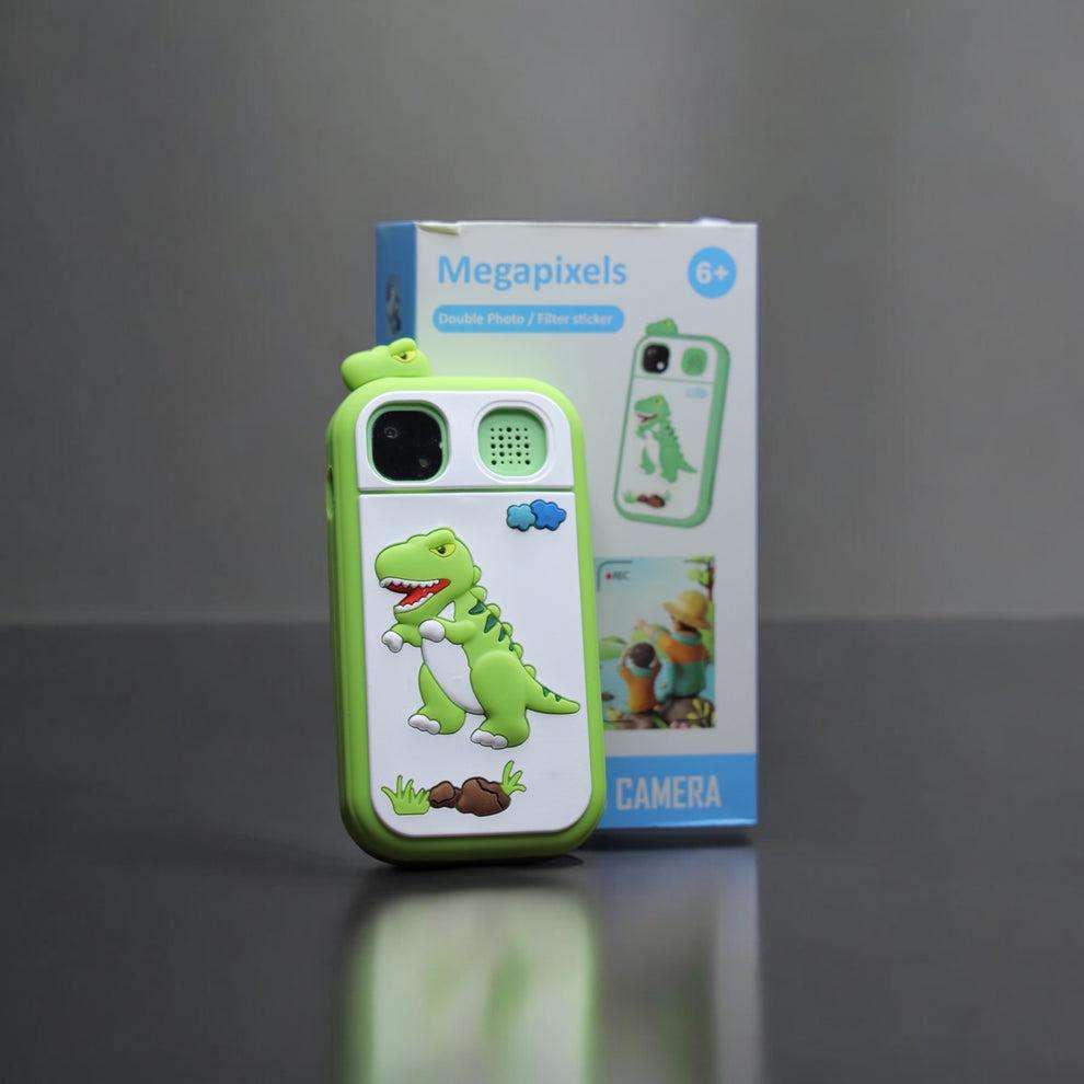 Dinosaur Smartphone Toy with Camera and Educational Games (Green)