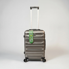 Delseey Travel Suitcase Fibre Grey