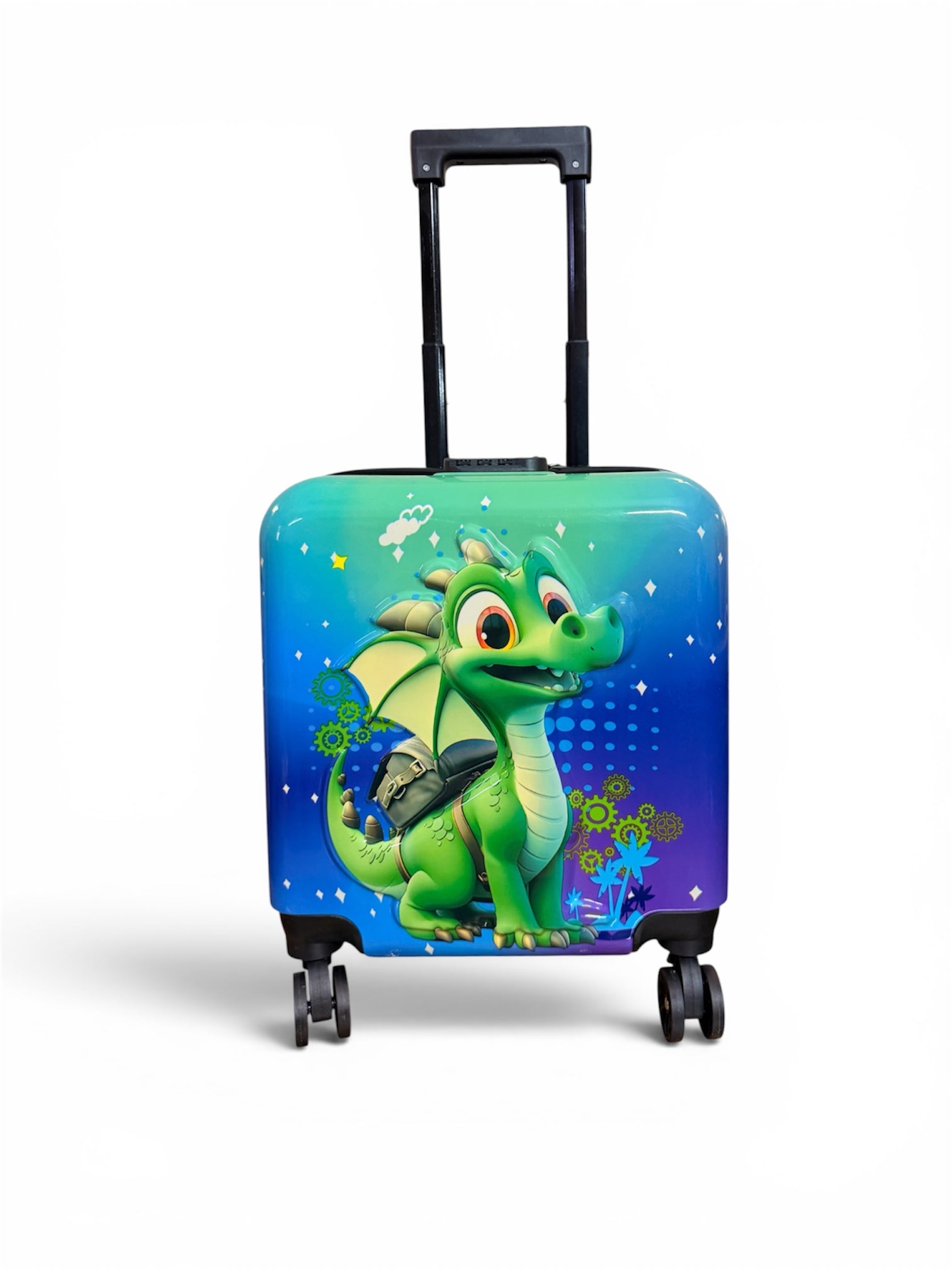 Dino 3D Square Luggage