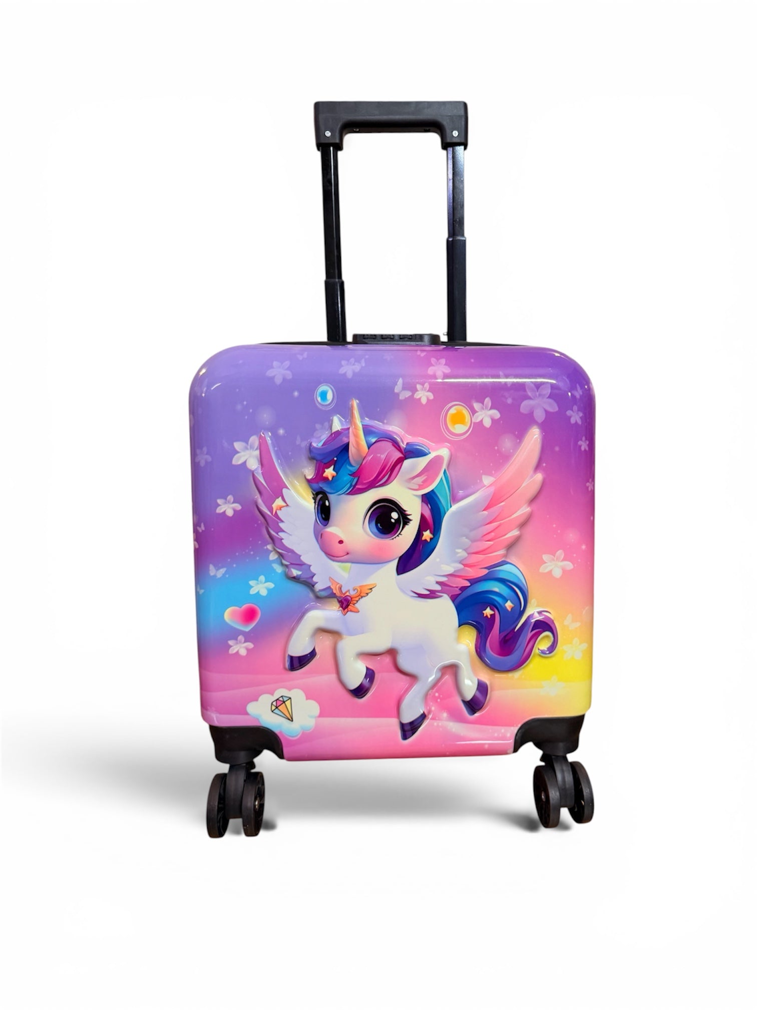Unicorn 3D Square Luggage