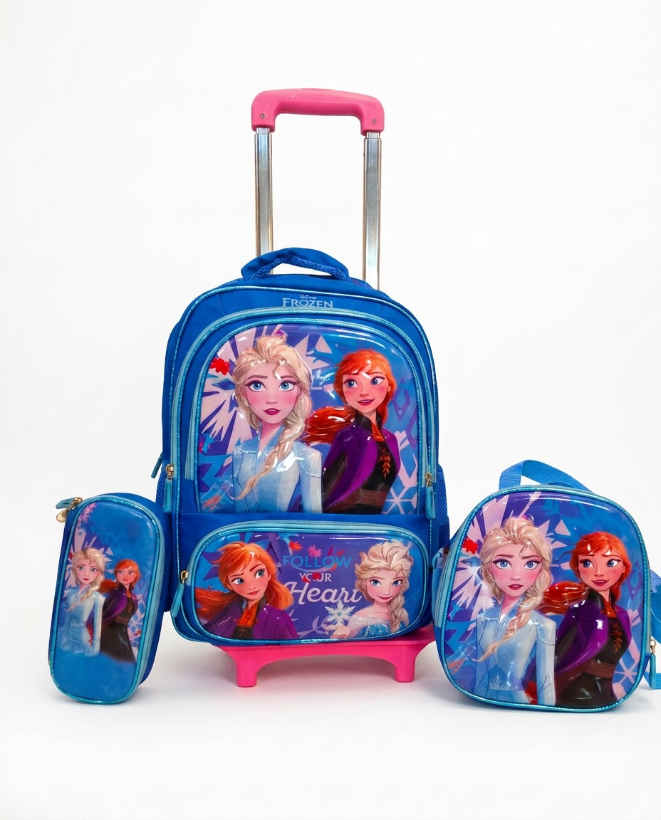 Frozen School Trolley Bag for Grade 2 to 4