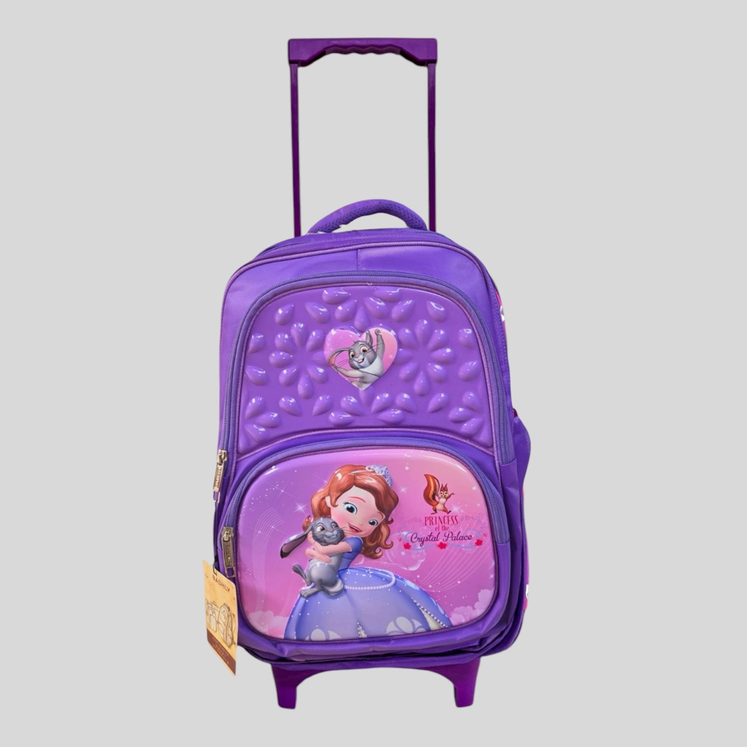 Sofia Theme School Trolley Bag- For Grade (3 to 6) 20" Inch