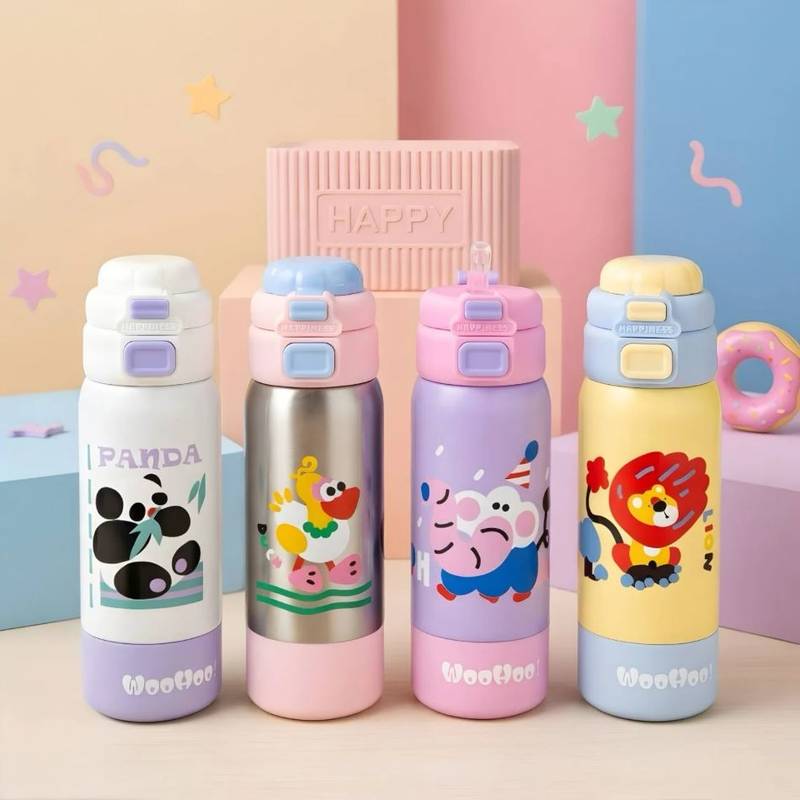 Panda water Bottle 500ml | STAINLESS STEEL
