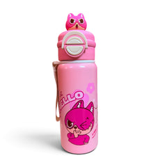 Kawai Pink Stainless Steel Water Bottle