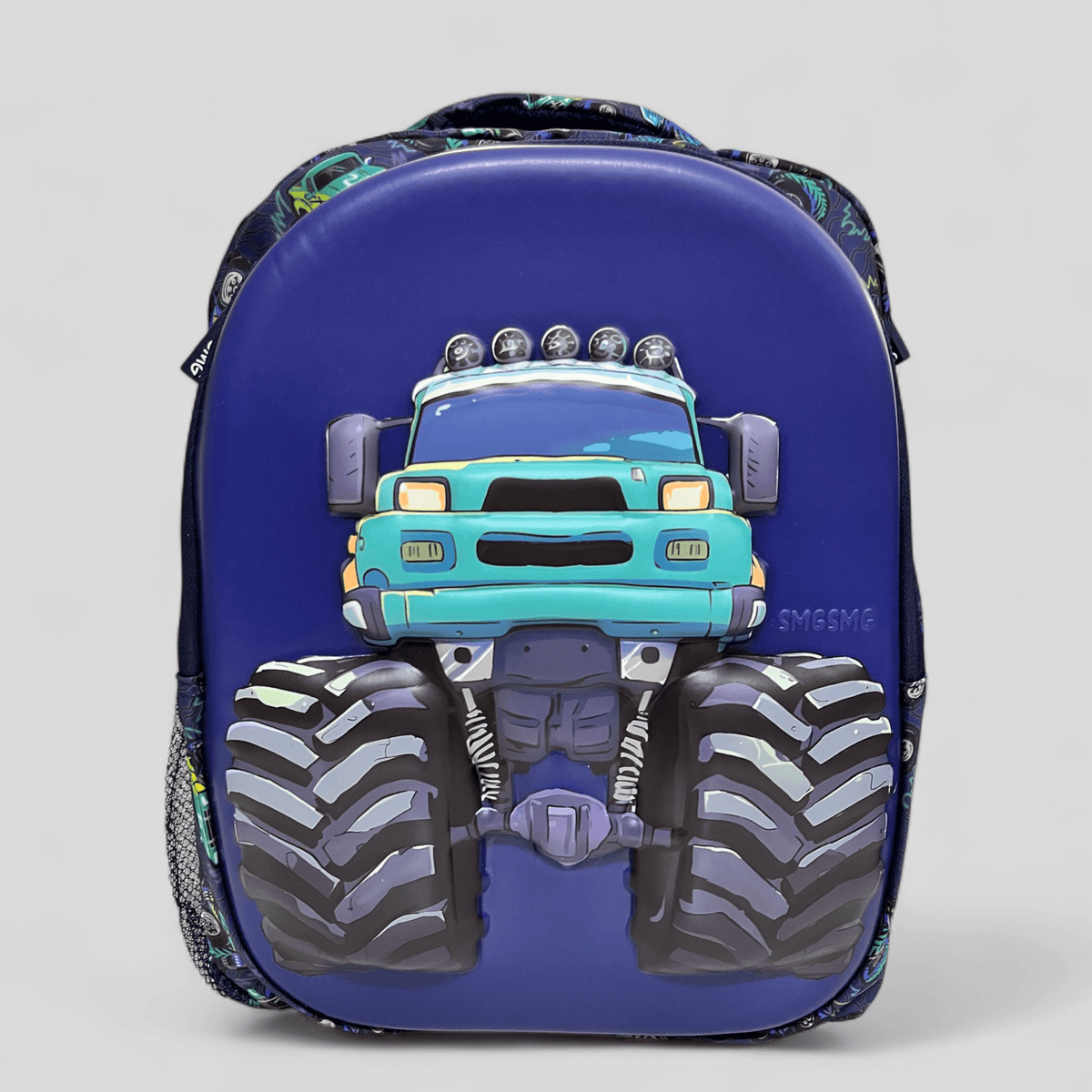 Monster Truck School Bag For Grade Playgroup to KG (15"inch)