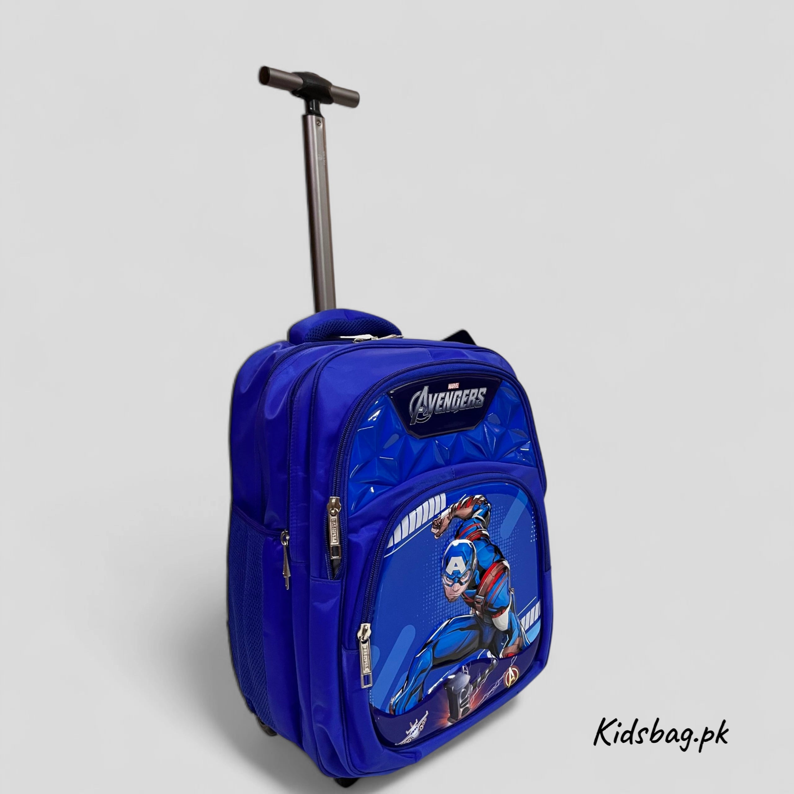 Captain America School Trolley Bag for Boys Class 5 to 8 (22" inch )