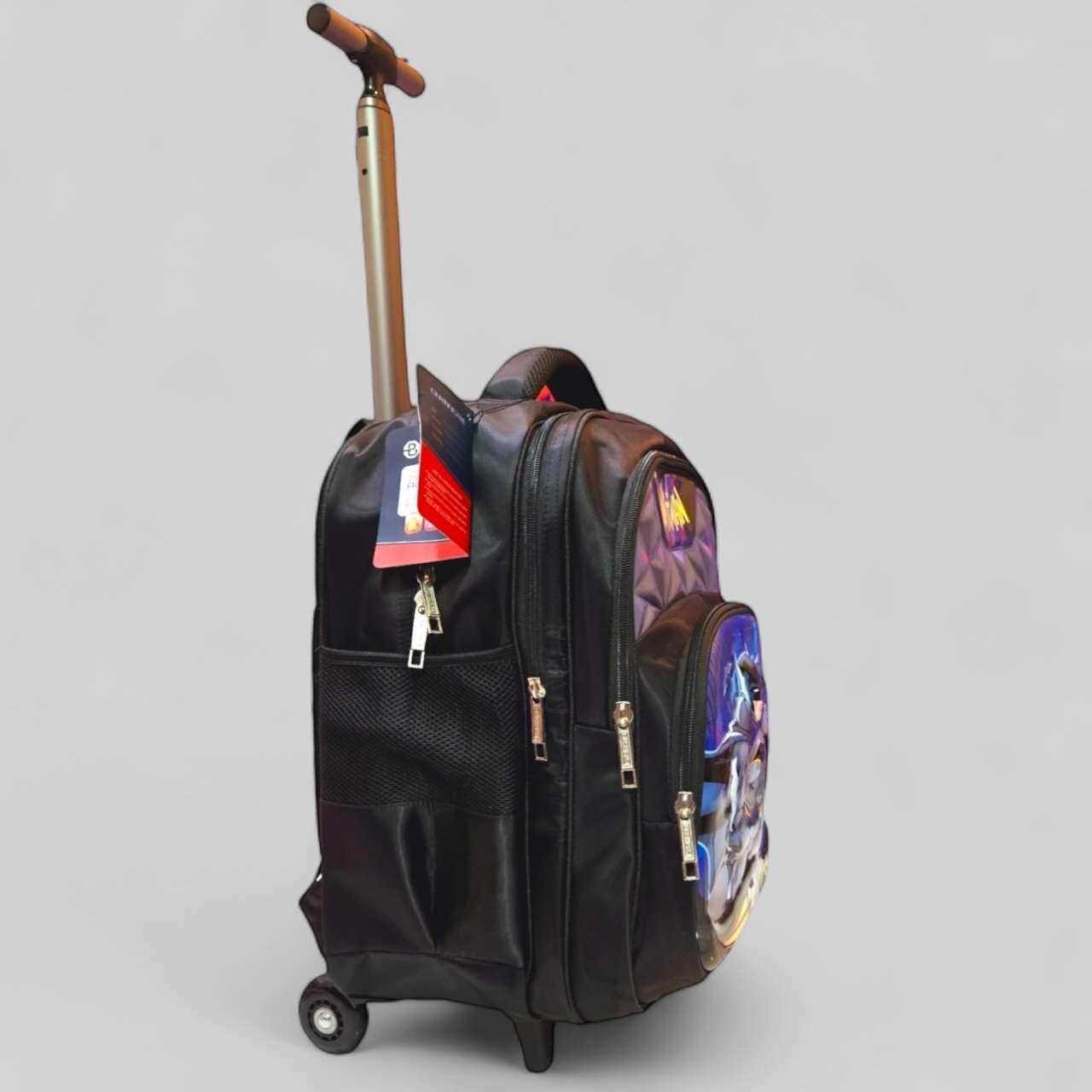 Batman-Themed School Trolley Bag (22 Inch) for Class 5 to 8