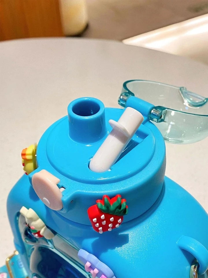 Cute Bear Water Bottle for Kids 1000ml