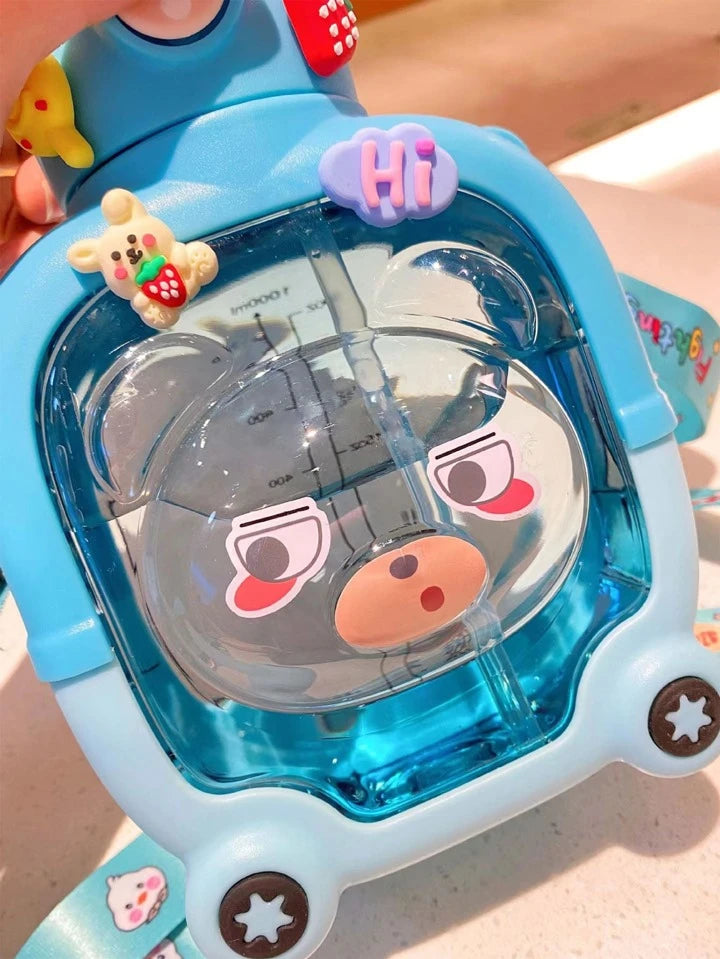 Cute Bear Water Bottle for Kids 1000ml