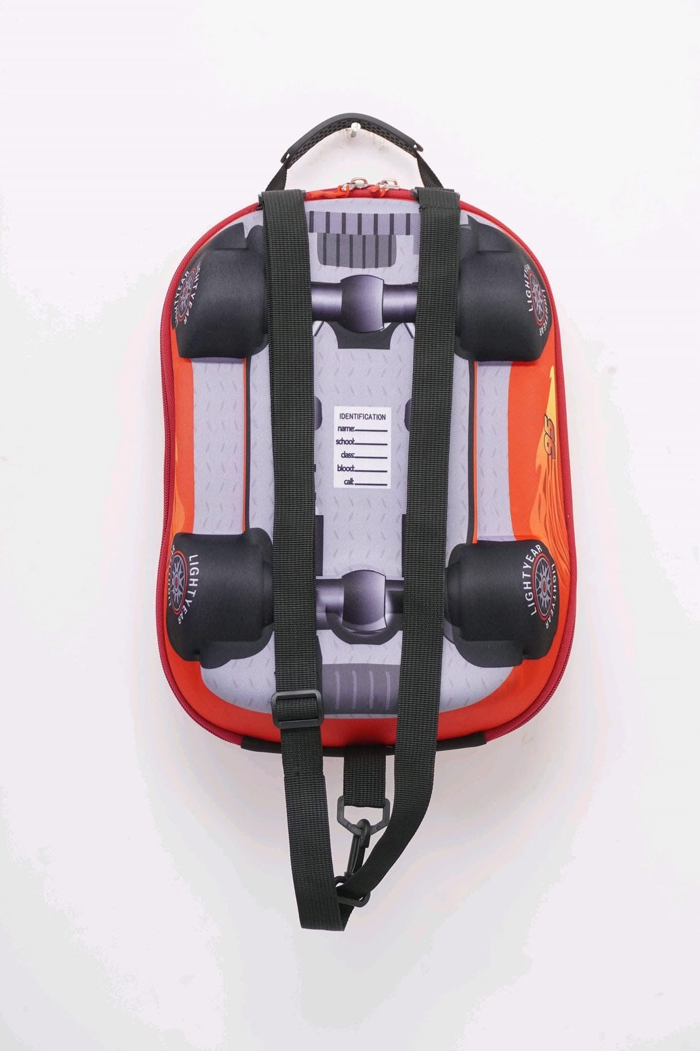 Cars Red Backpack School Bag 14 Inches For KG-1 And KG-2