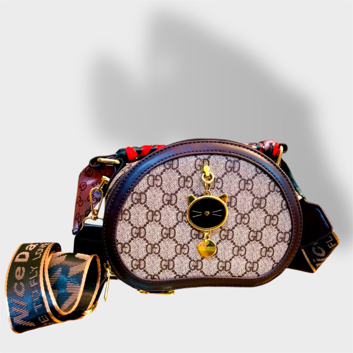 Dark Brown Cross Body Bag D-24