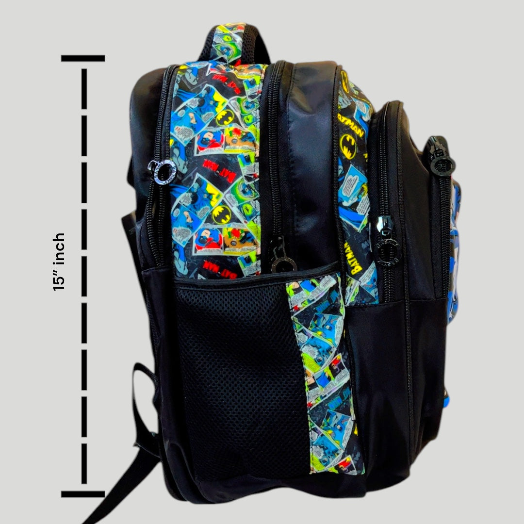 Batman Superhero School Bag For Grade KG & 1