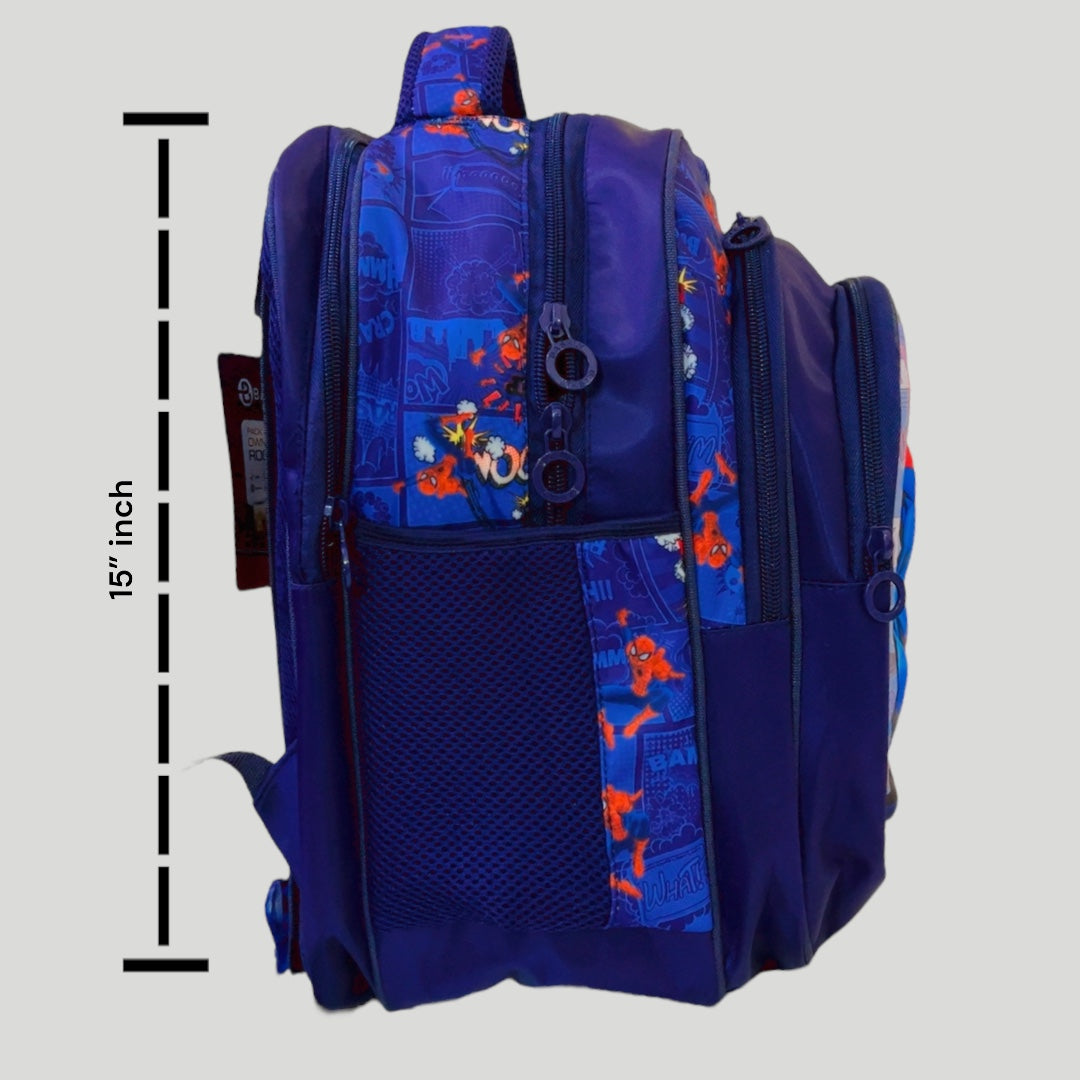 Spiderman Superhero School Bag For Grade KG & 1