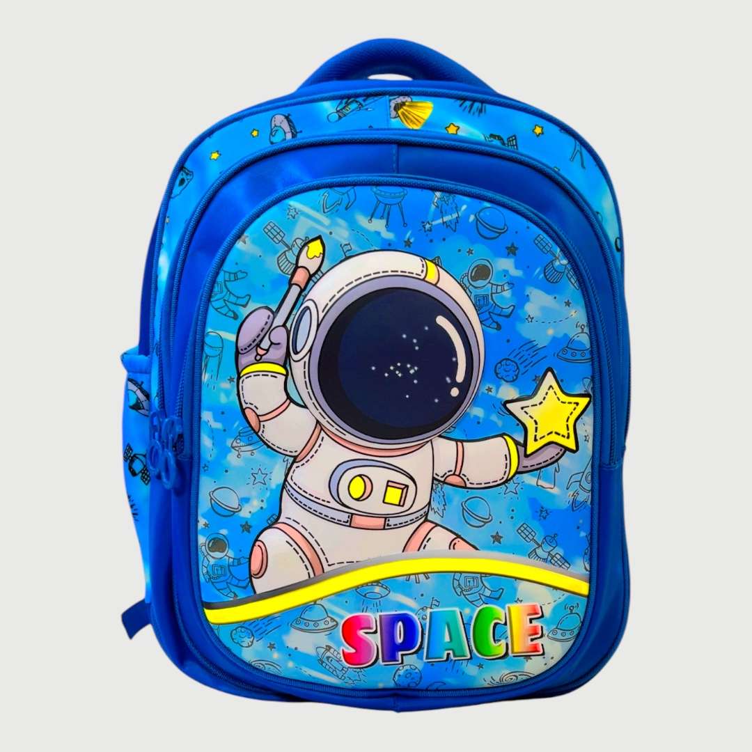 Space Man School Bag For Grade KG & 1