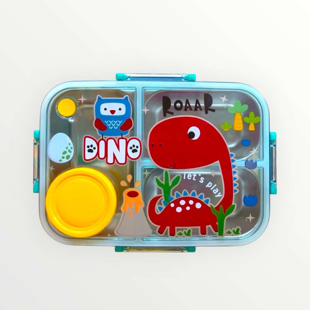 Dino 750ML stainless Metal Lunch Box By Vest