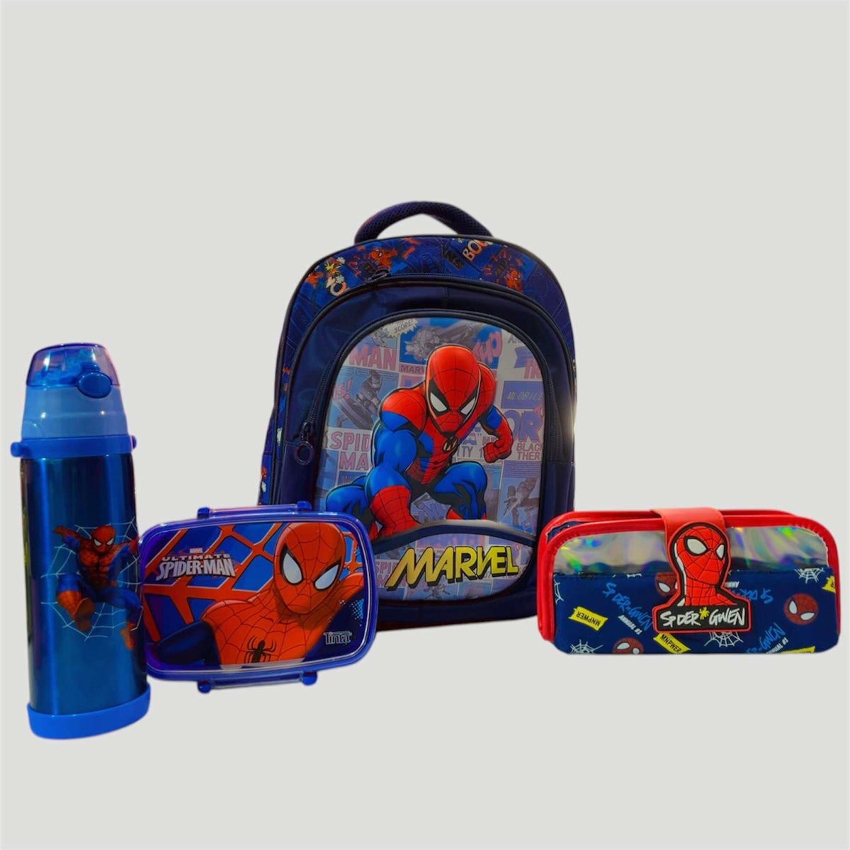 Spider Man 3D School Bag Set