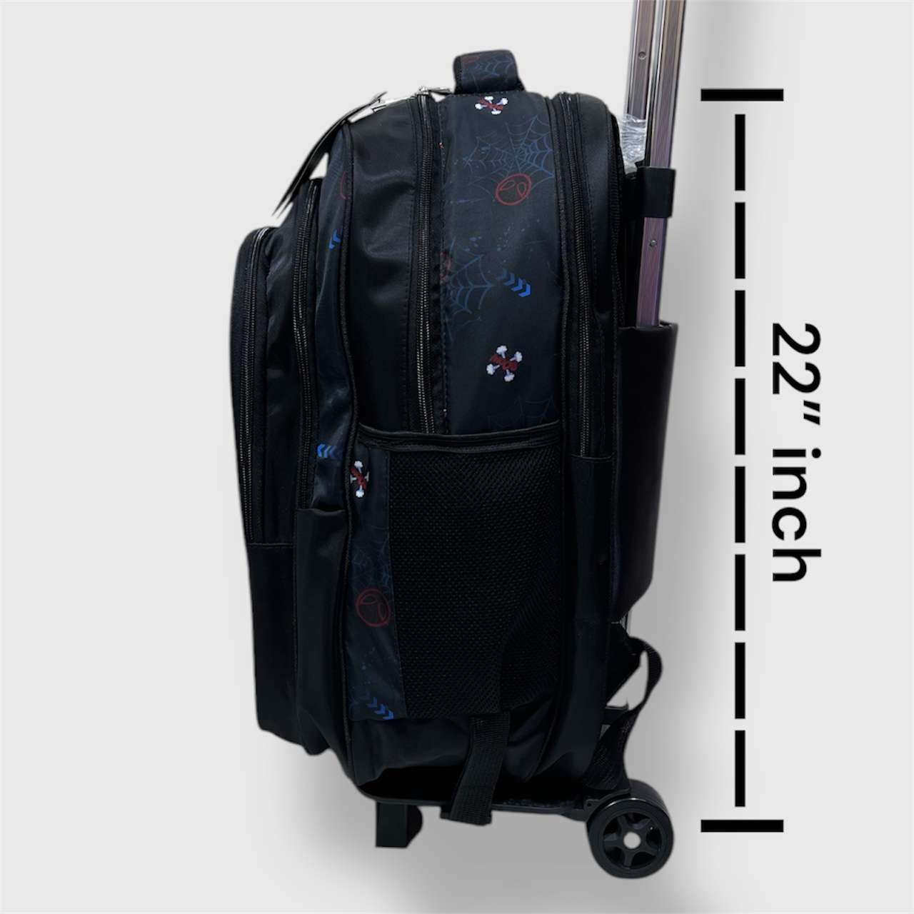 Spiderman SmartRoll 22" Detachable Trolley School Bag-Grade 4 to 8