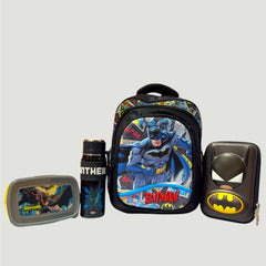 Batman School Bag Set for Kids (KG-Grade 1)