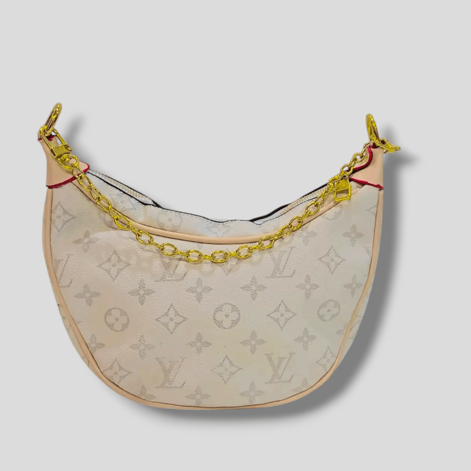 Sling Elegant Link Chain PU Leather Handbag