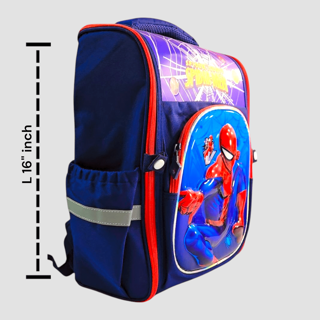 Spiderman 3D School Bag for Grade 1 & 2