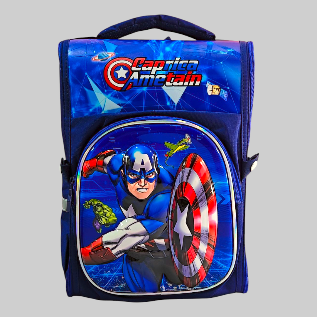Avengers 3-D School Bag For Grade 1 & 2