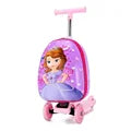 Sofia Scooty Suitcase Kids Luggage 16 Inch Hardshell