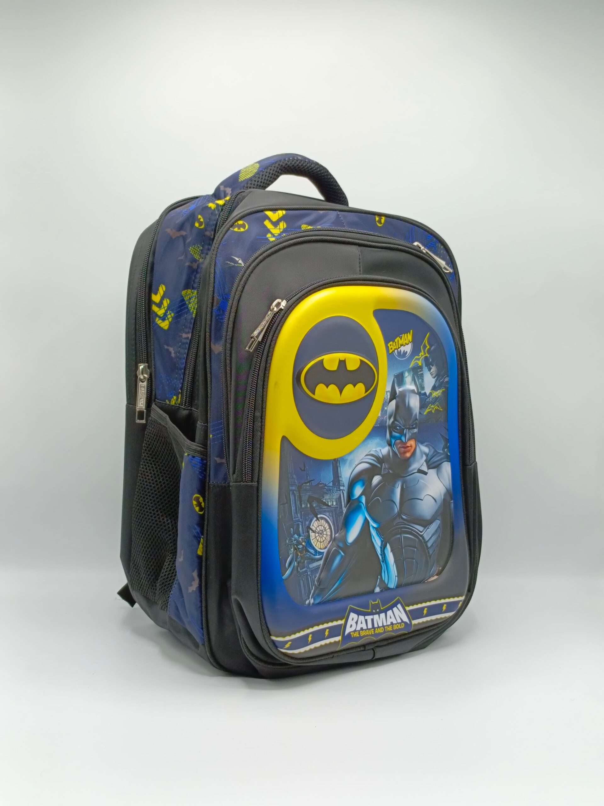 Kids Batman School Backpack – 3D Superhero Bag for Boys (Class 4 to 8)