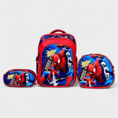 Spiderman School Bag Set For Grade 4 to 7 (19"Inch)
