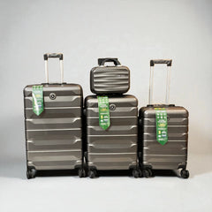 Delseey Travel Suitcase Fibre Grey