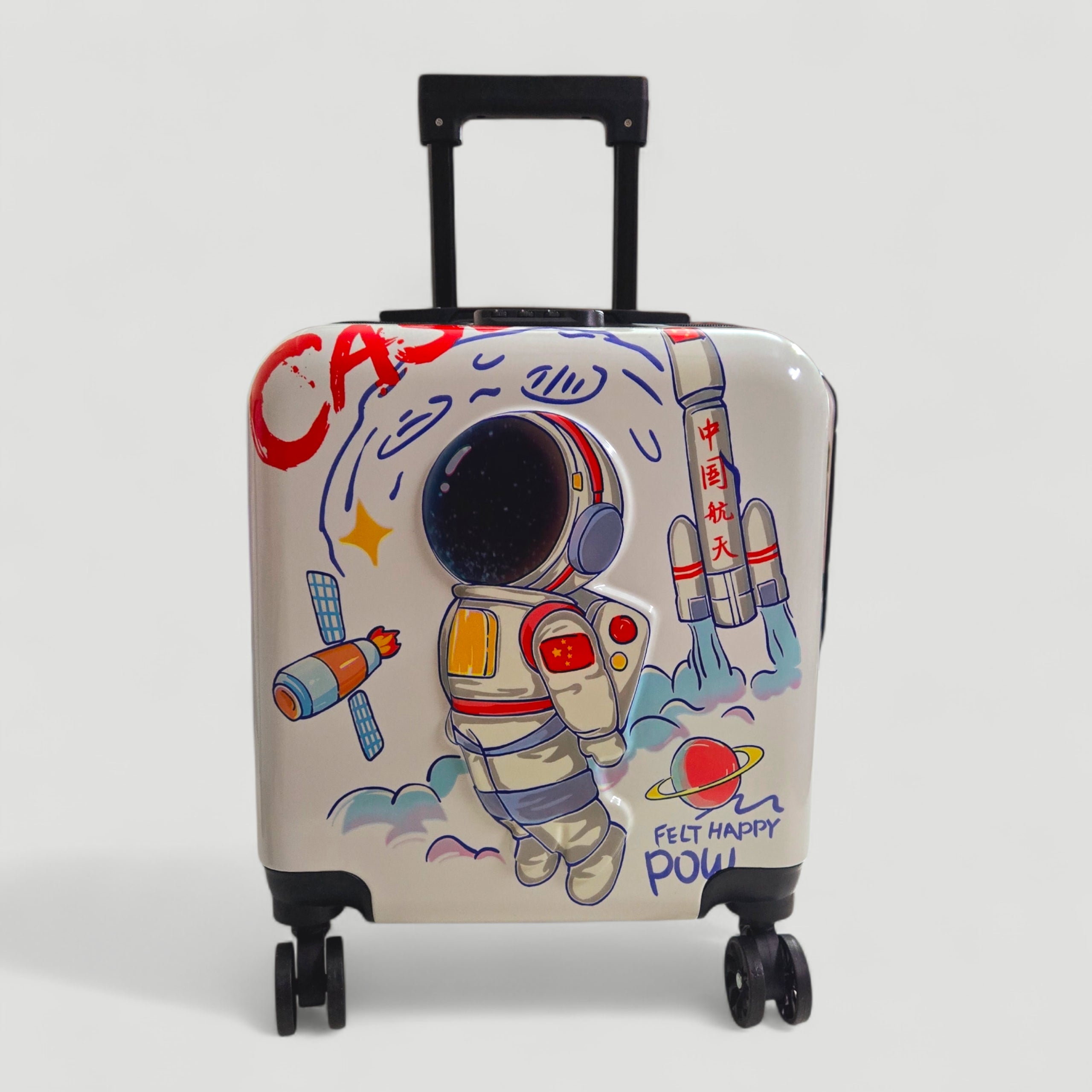 Spaceman 3D Square Luggage