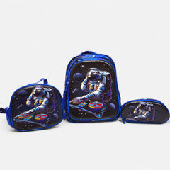 Spaceman School Bag Set for Grade 1 to 3