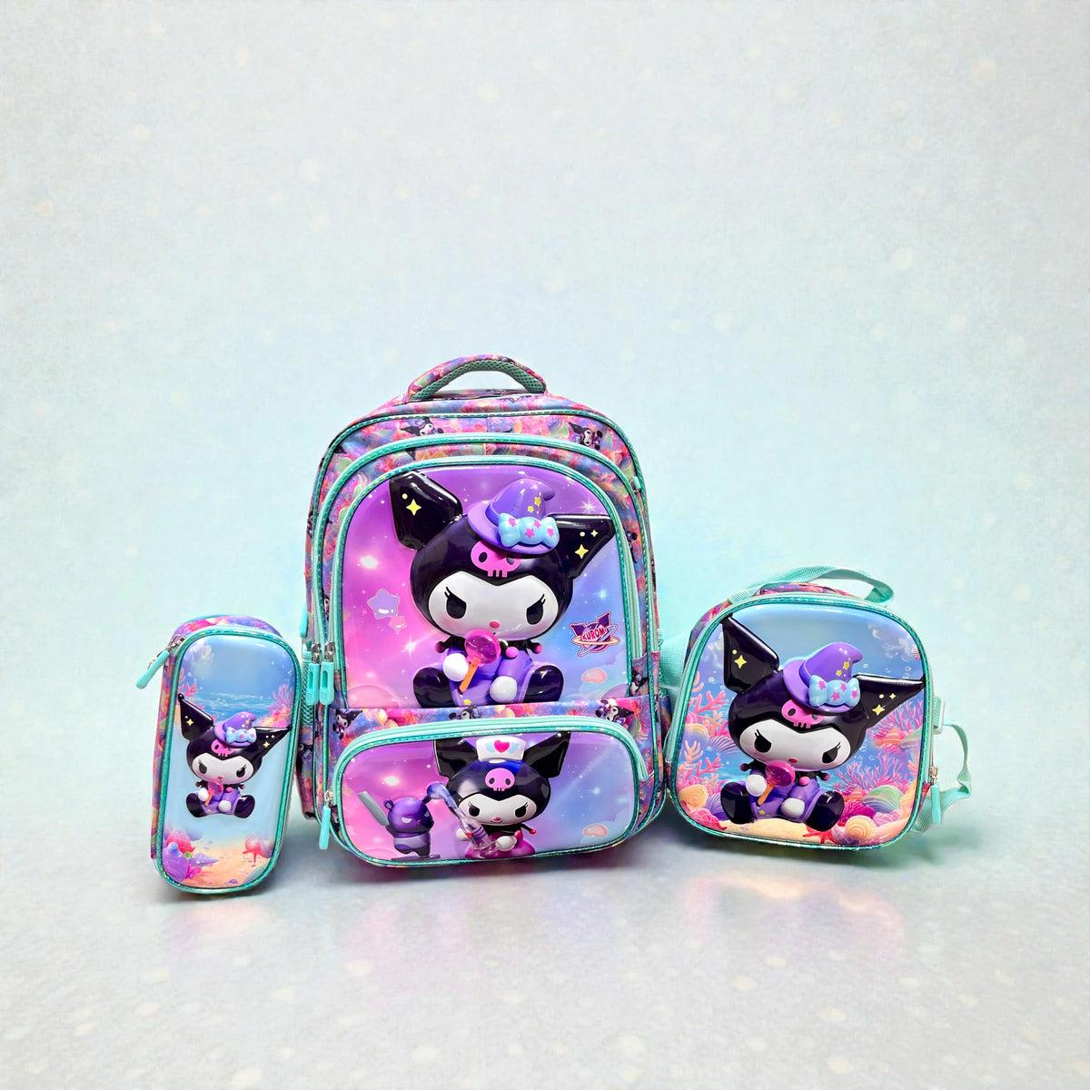 Kuromi school Bag Set