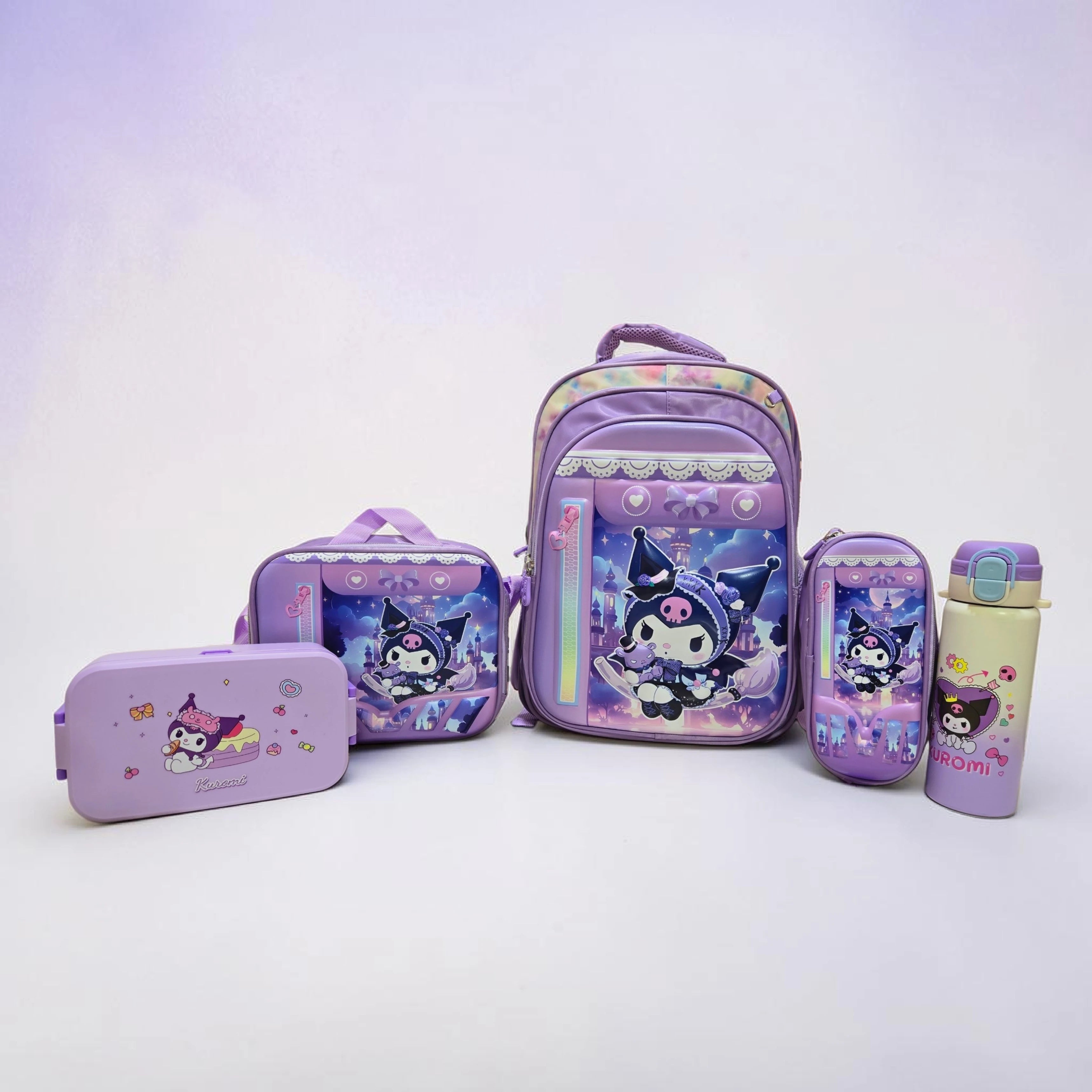 Kuromi School Bag Set for Grade 1 to 3
