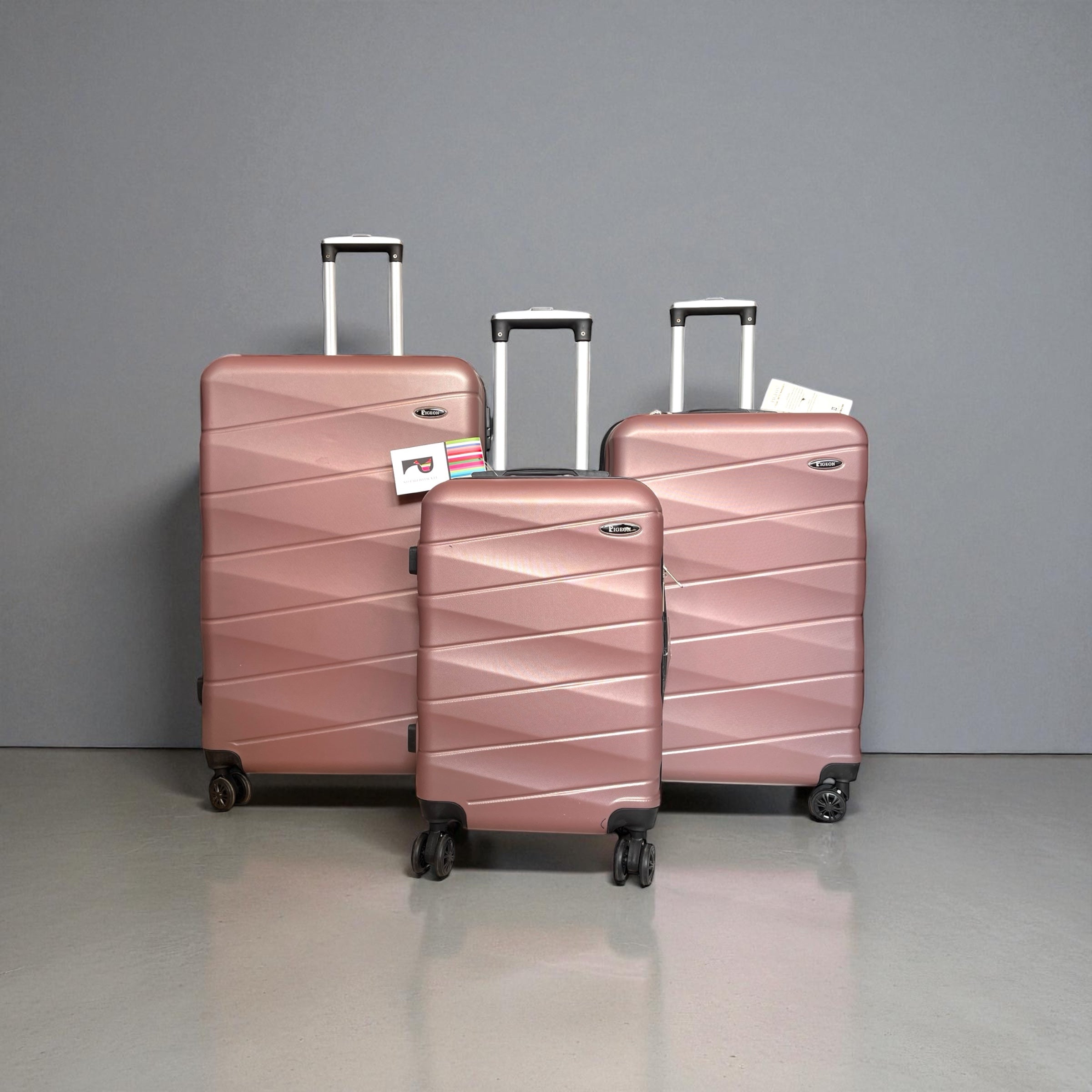 Pigeon Travel Suitcase Fibre Pink