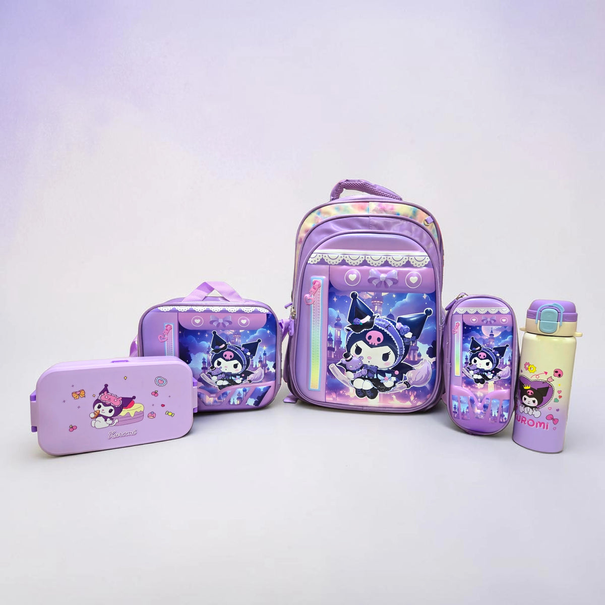 Kuromi School Bag Set for Grade 1 to 3