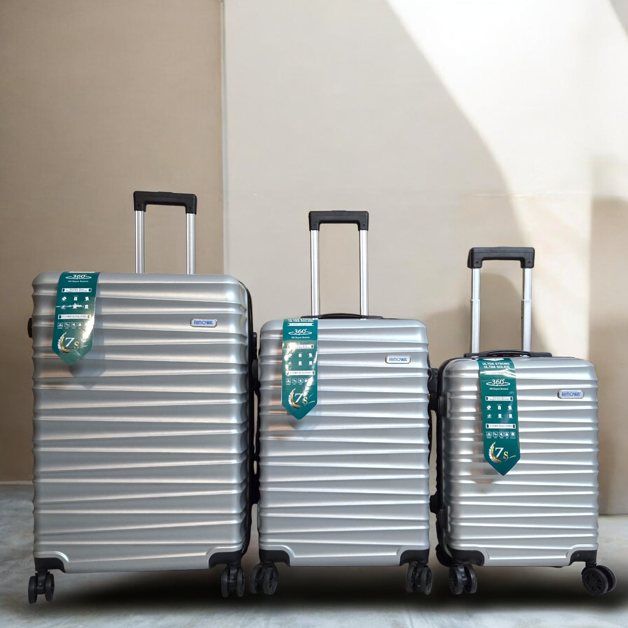 REMOVA Travel Suitcase Fibre Silver