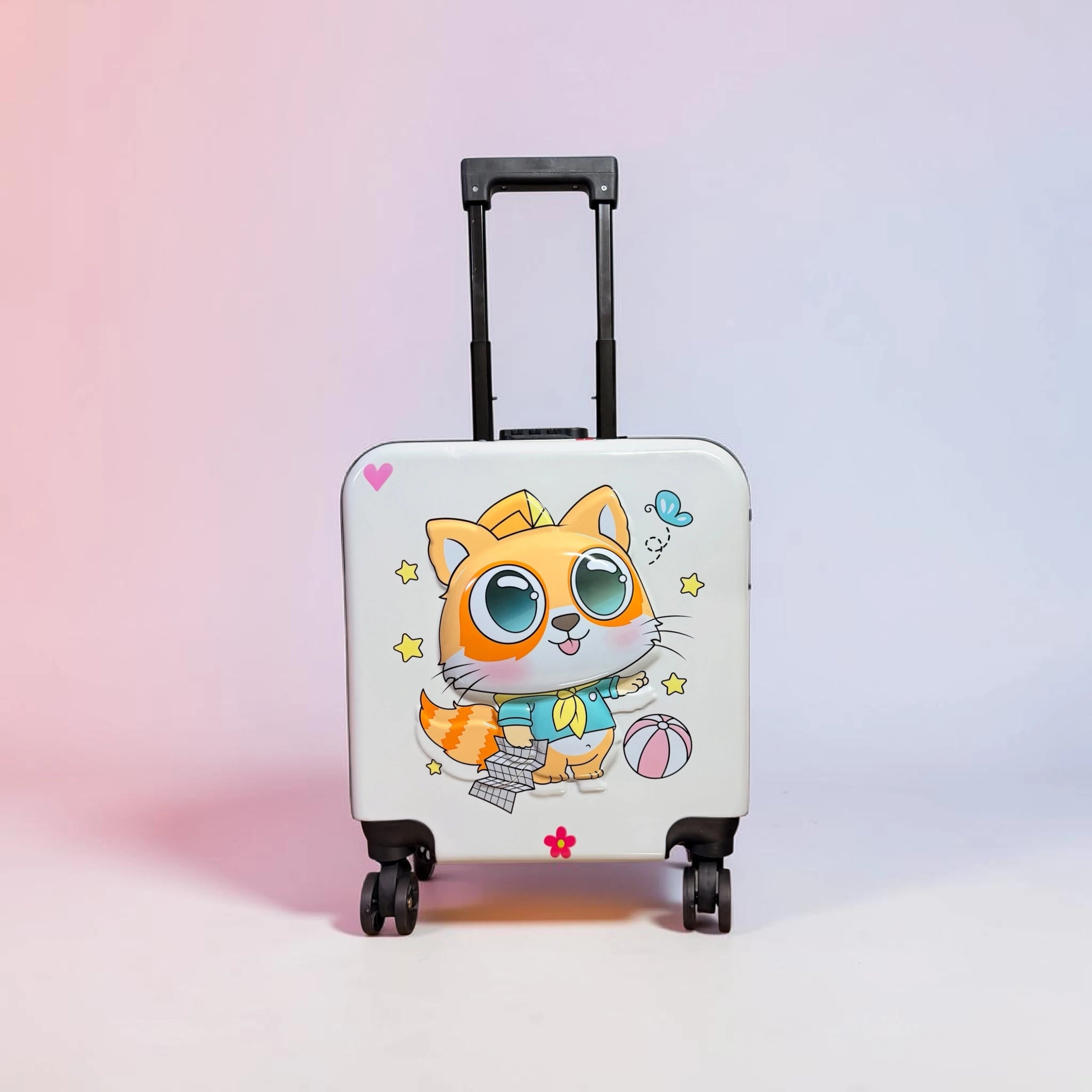 Cat 3D Square Luggage