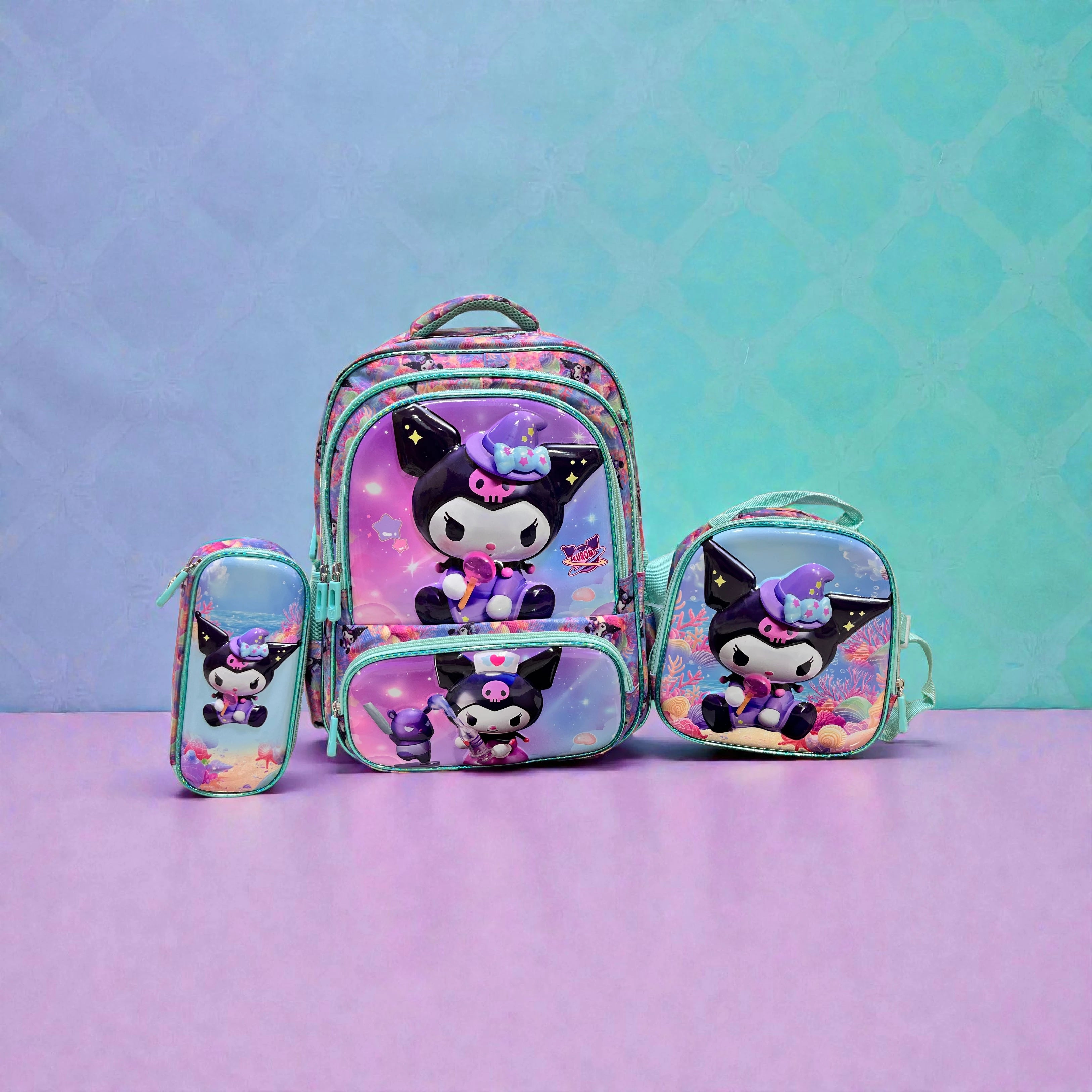 Kuromi school Bag Set