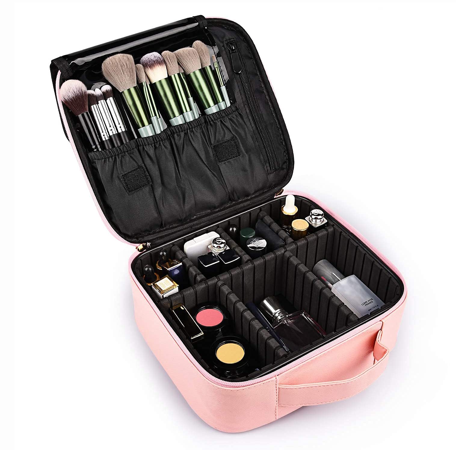 LED Lighted Travel Makeup Bag, Cosmetic Bag Portable