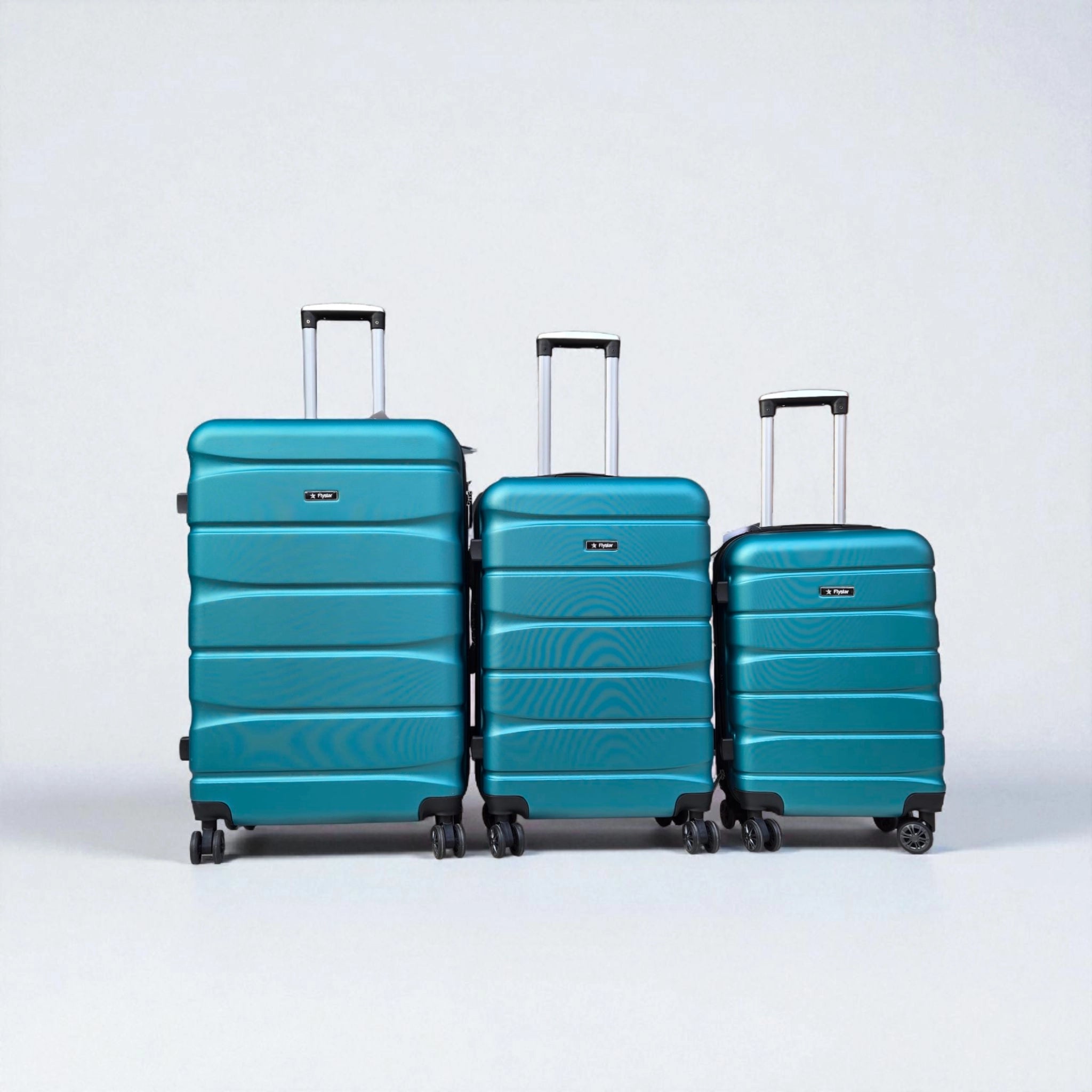 FlyStar Travel Suitcase Fibre Green