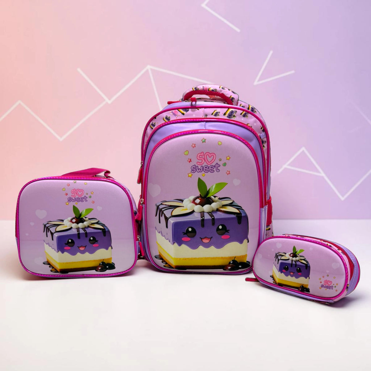 Berrybliss School Bag Set for Grade 1 to 3