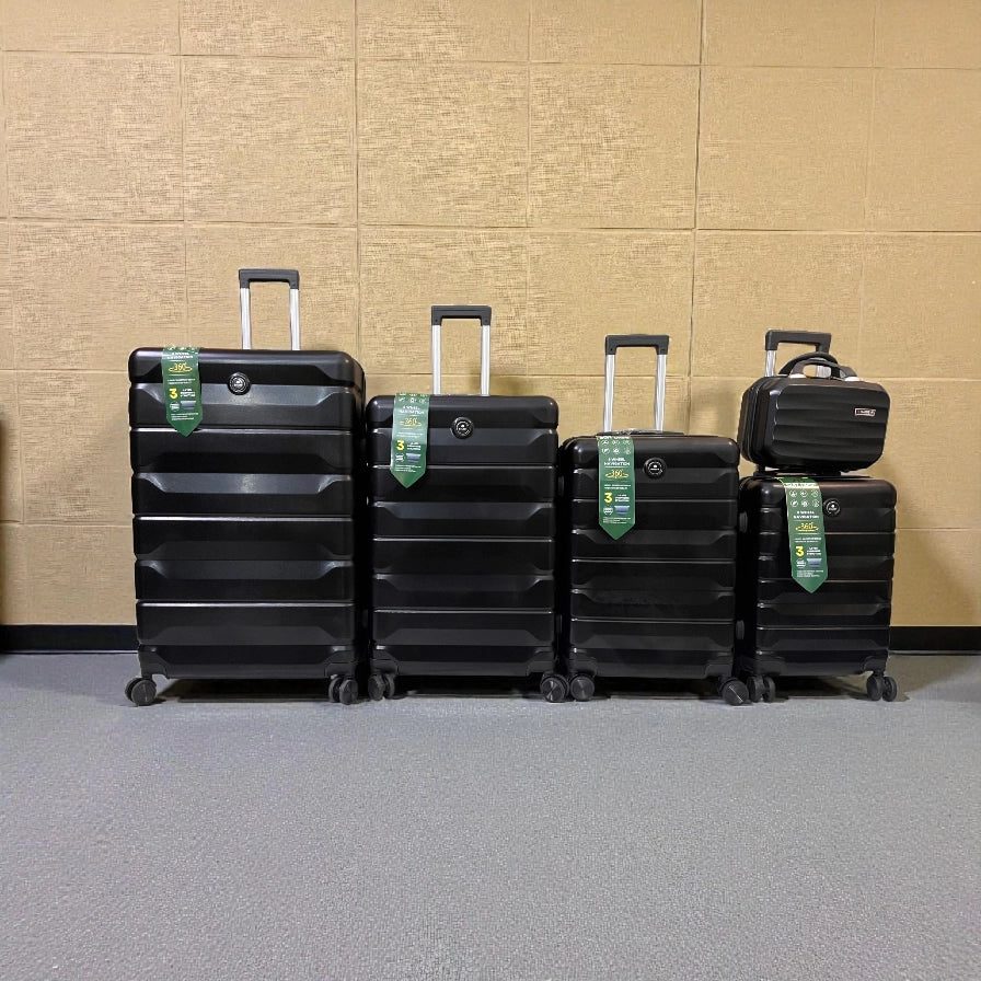 Delseey Travel Luggage Suitcase Black