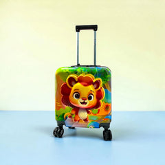 Lion 3D Square Luggage