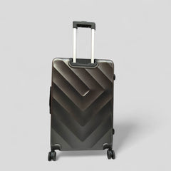 Grey Travel Suitcase Fibre