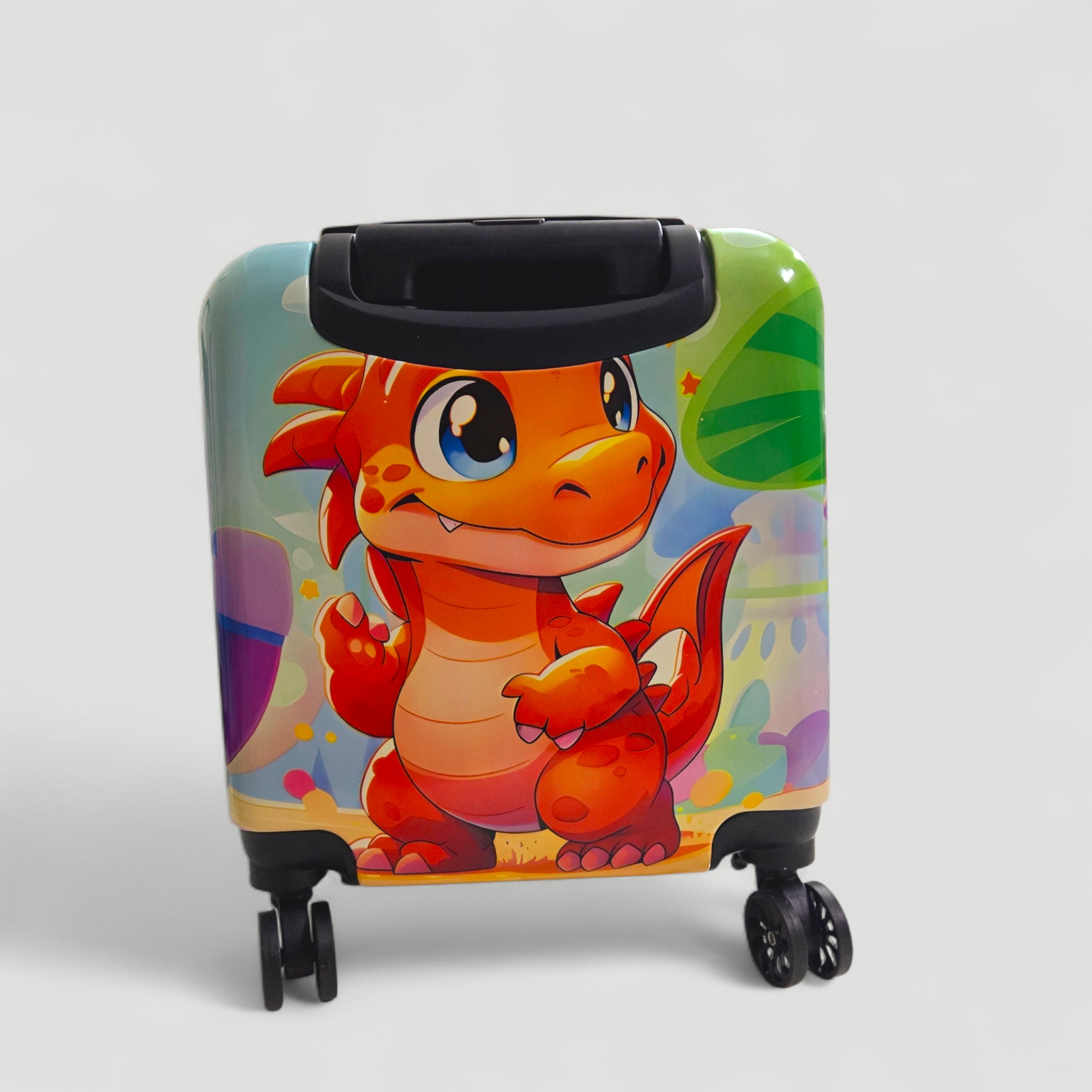 Dino 3D Square Luggage